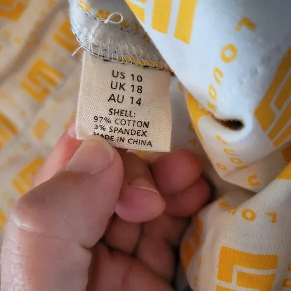 Loudmouth Golf Shorts Bermuda Womens Size 10 Colorful Squiggle Pattern Abstract - Picture 6 of 11